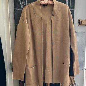 Talbots Tan Knit Cardigan
